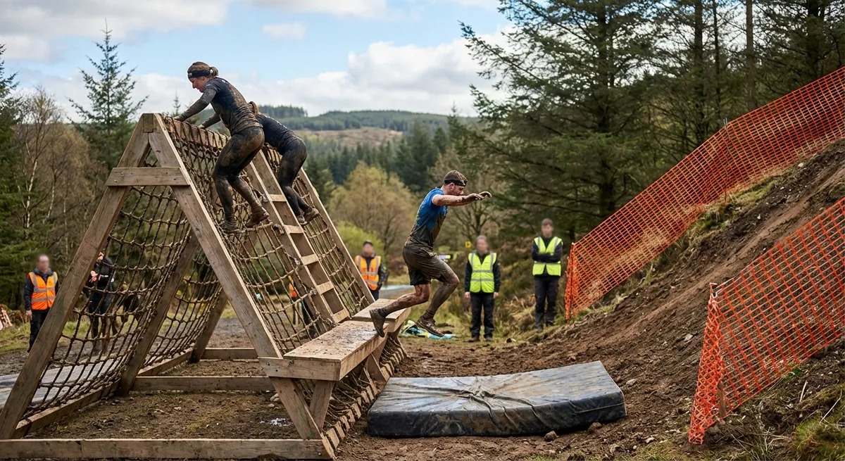 Compétition sportive avec spectateurs